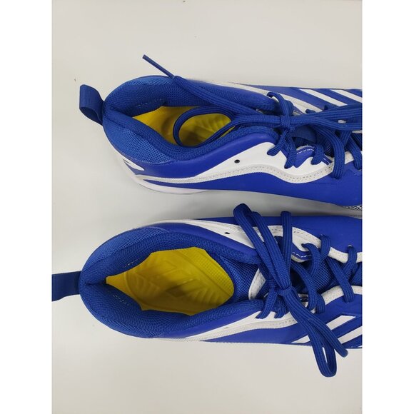 ADIDAS Men\'s ICON 6 BOUNCE Baseball Cleats in Royal/White -‎ Size US 12 main image 6